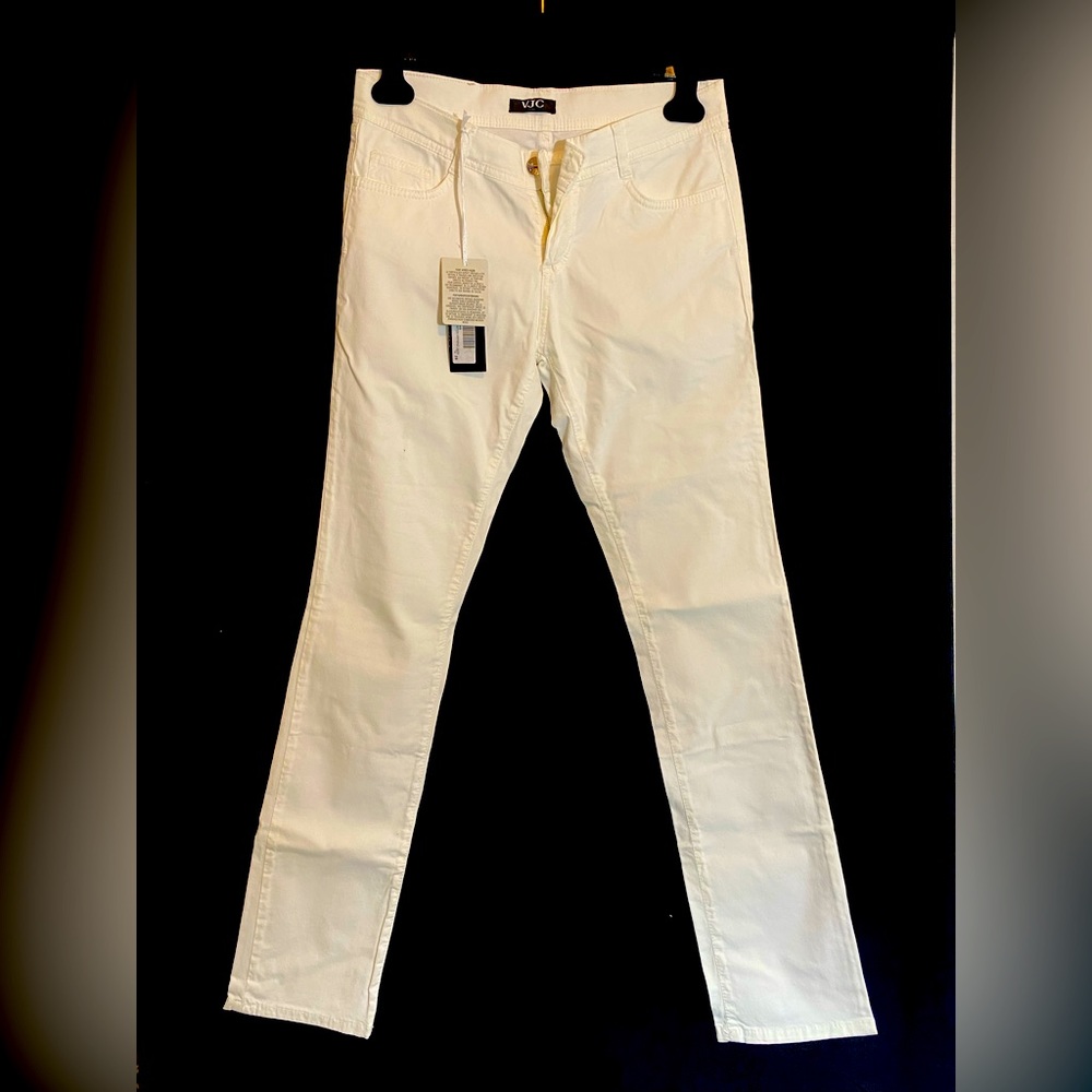 Versace Jeans Collection White Skinny Pants